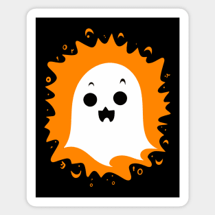 Cute Halloween Ghost Sticker